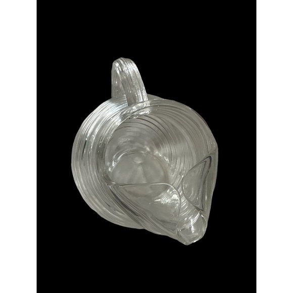 Vintage 1938-43 discontinued Anchor Hocking clear Manhattan 5 cup Ball pitcher - Picture 3 of 6